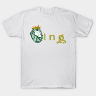 Crowned Royal King Lion T-Shirt